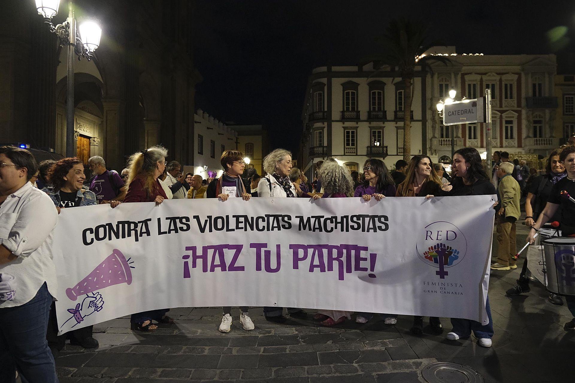 La manifestación del 25N, en imágenes