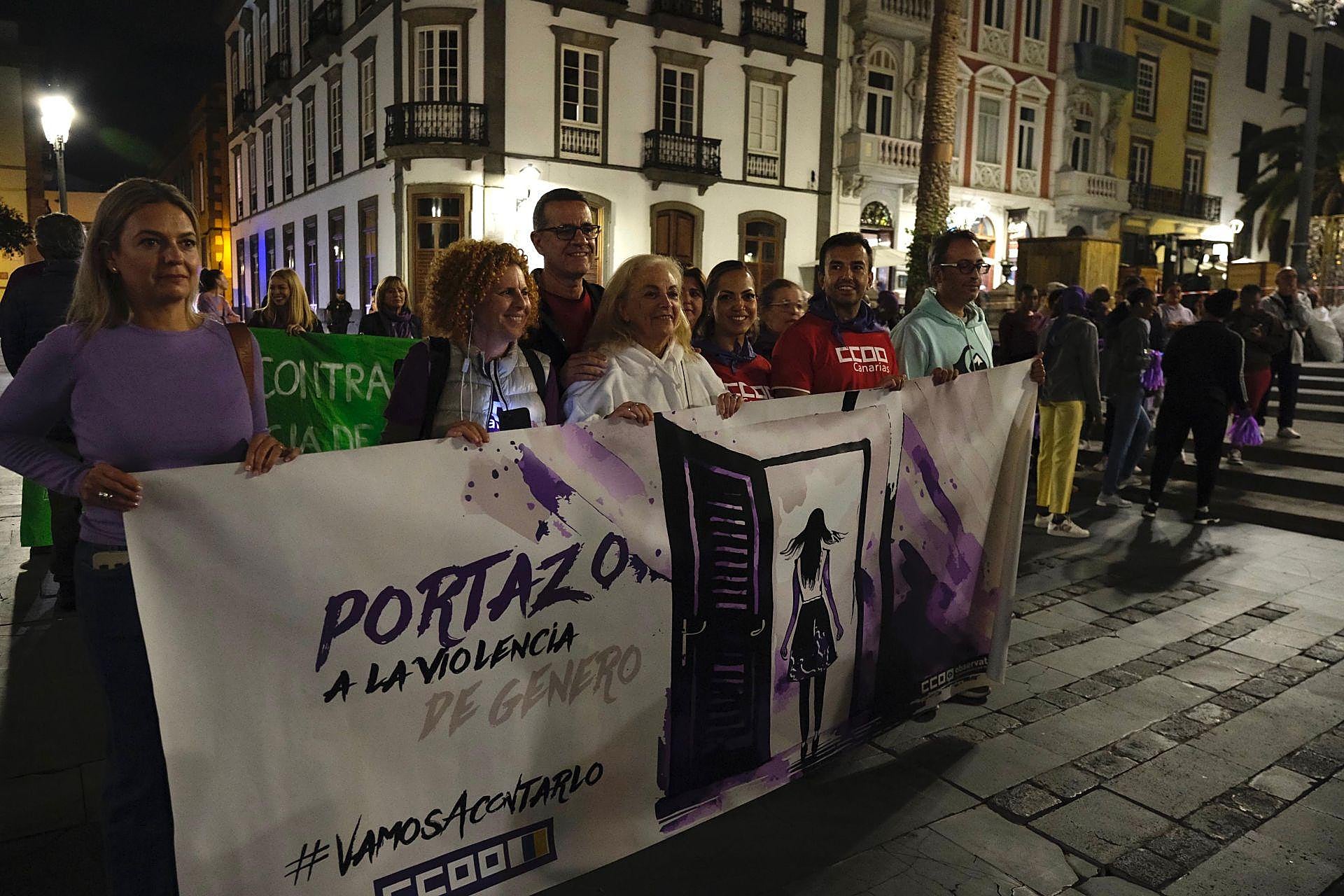 La manifestación del 25N, en imágenes