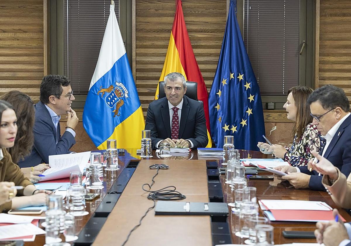 El vicepresidente de Canarias, Manuel Domínguez.
