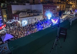 Noche de Reyes en Triana, en Las Palmas de Gran Canaria.