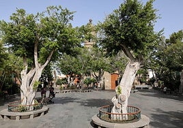 Imagen del casco de Agüimes, en Gran Canaria.