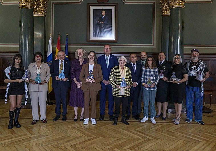 Los premiados y premiadas con los reconocimientos Menina 2025.