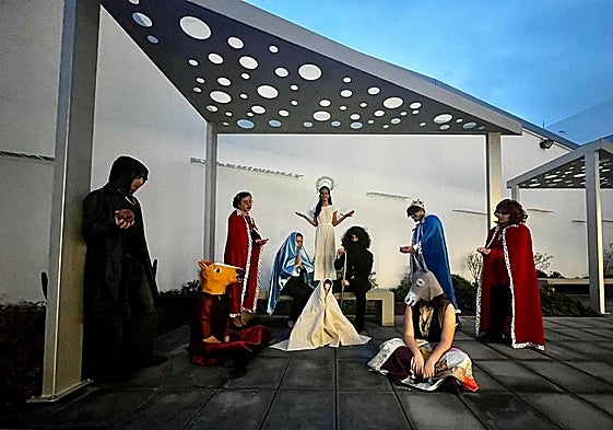 Una imagen del montaje.