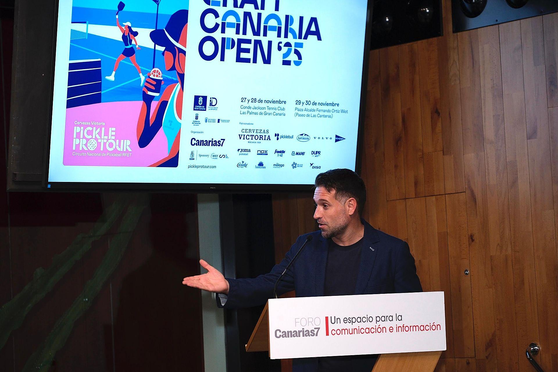 Presentación del campeonato de Pickleball Gran Canaria Open'25, en imágenes