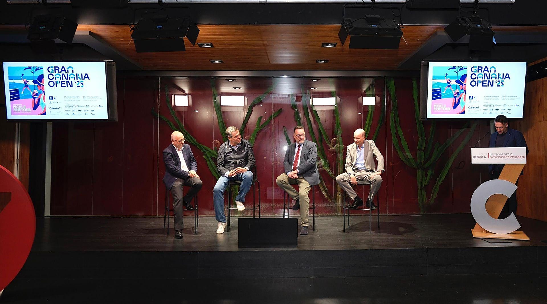Presentación del campeonato de Pickleball Gran Canaria Open'25, en imágenes