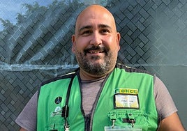 Yonathan Jesús Suárez, agente vendedor de la ONCE.