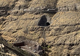 Obras en el barranco de La Palma.