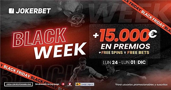 JOKERBET.es y su propuesta de un Black Friday 2025 con +15.000 € en juego
