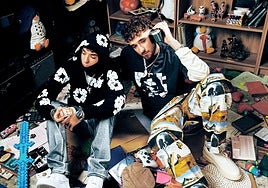 La Pantera (derecha) y Lucho RK.