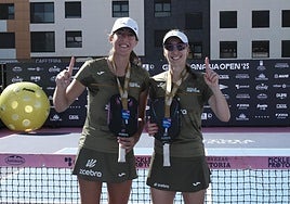 Así fue la final de dobles femenino de pickleball