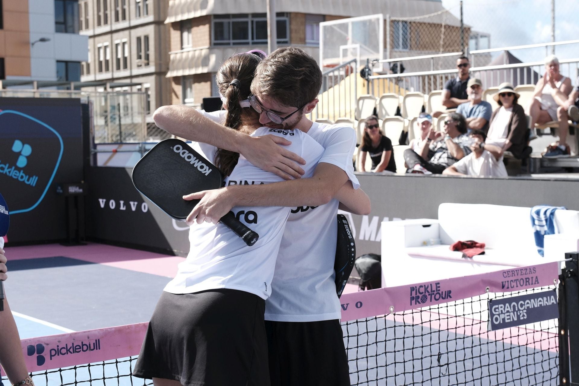 Así fue la final de dobles mixto de pickleball