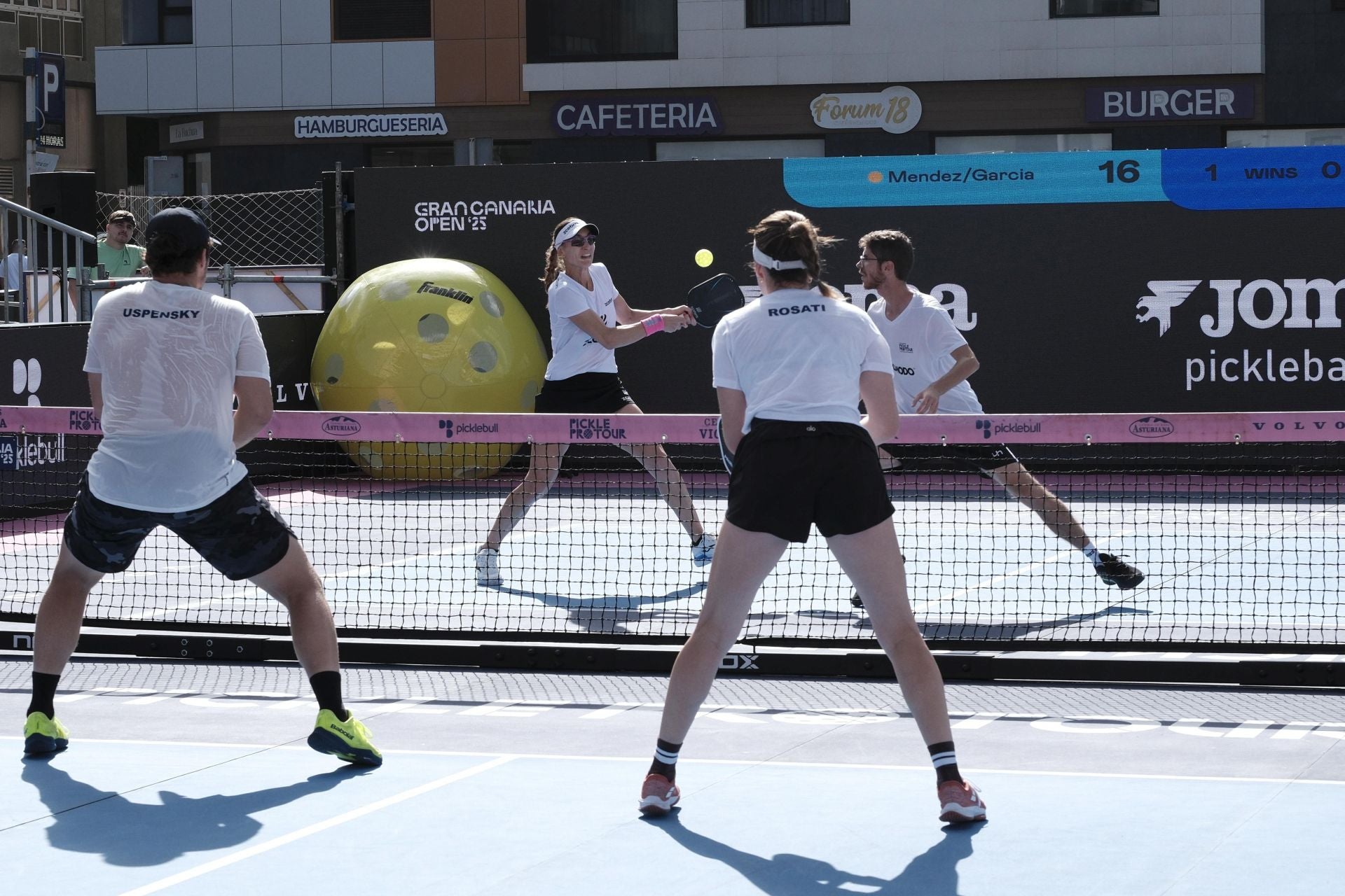 Así fue la final de dobles mixto de pickleball
