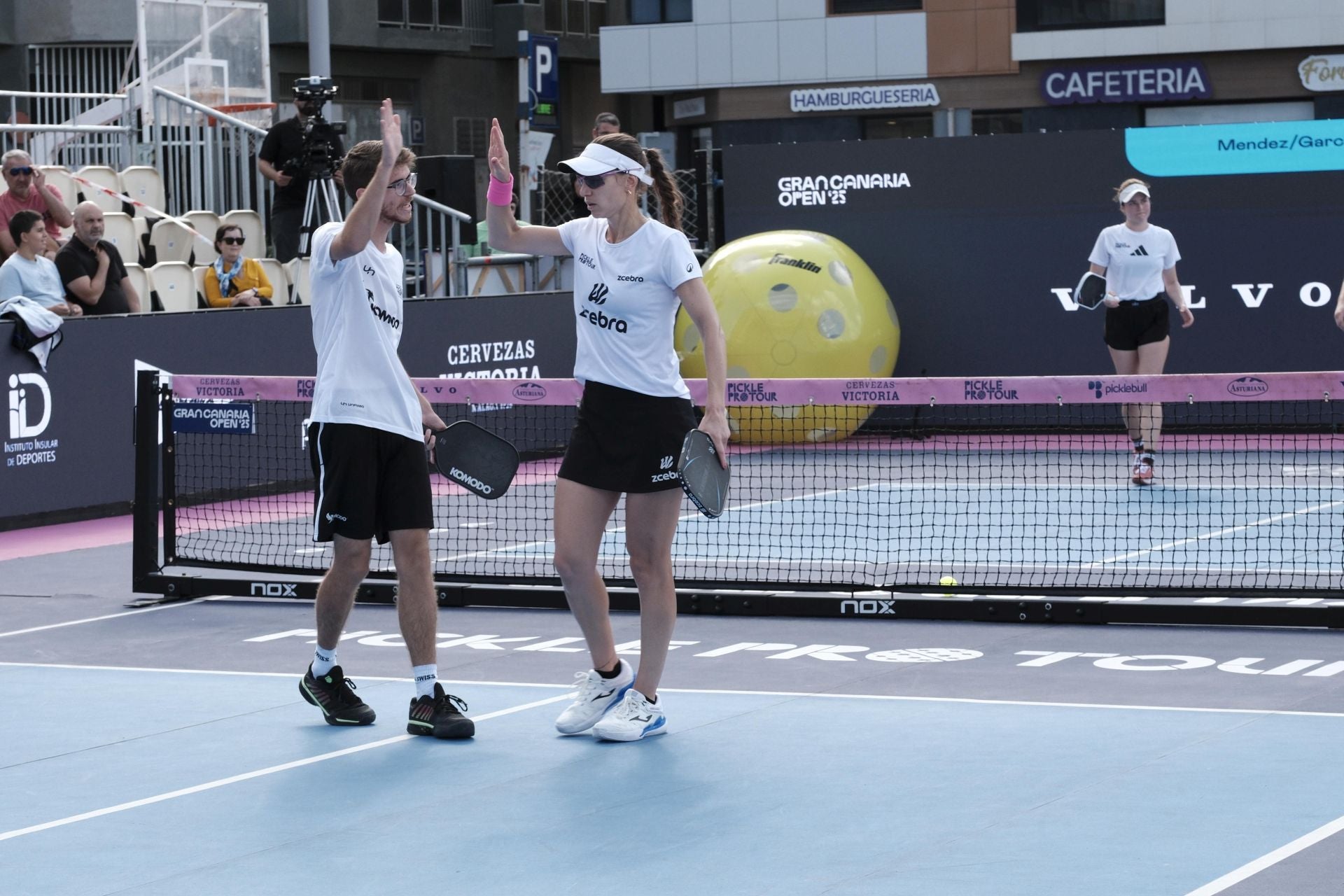 Así fue la final de dobles mixto de pickleball