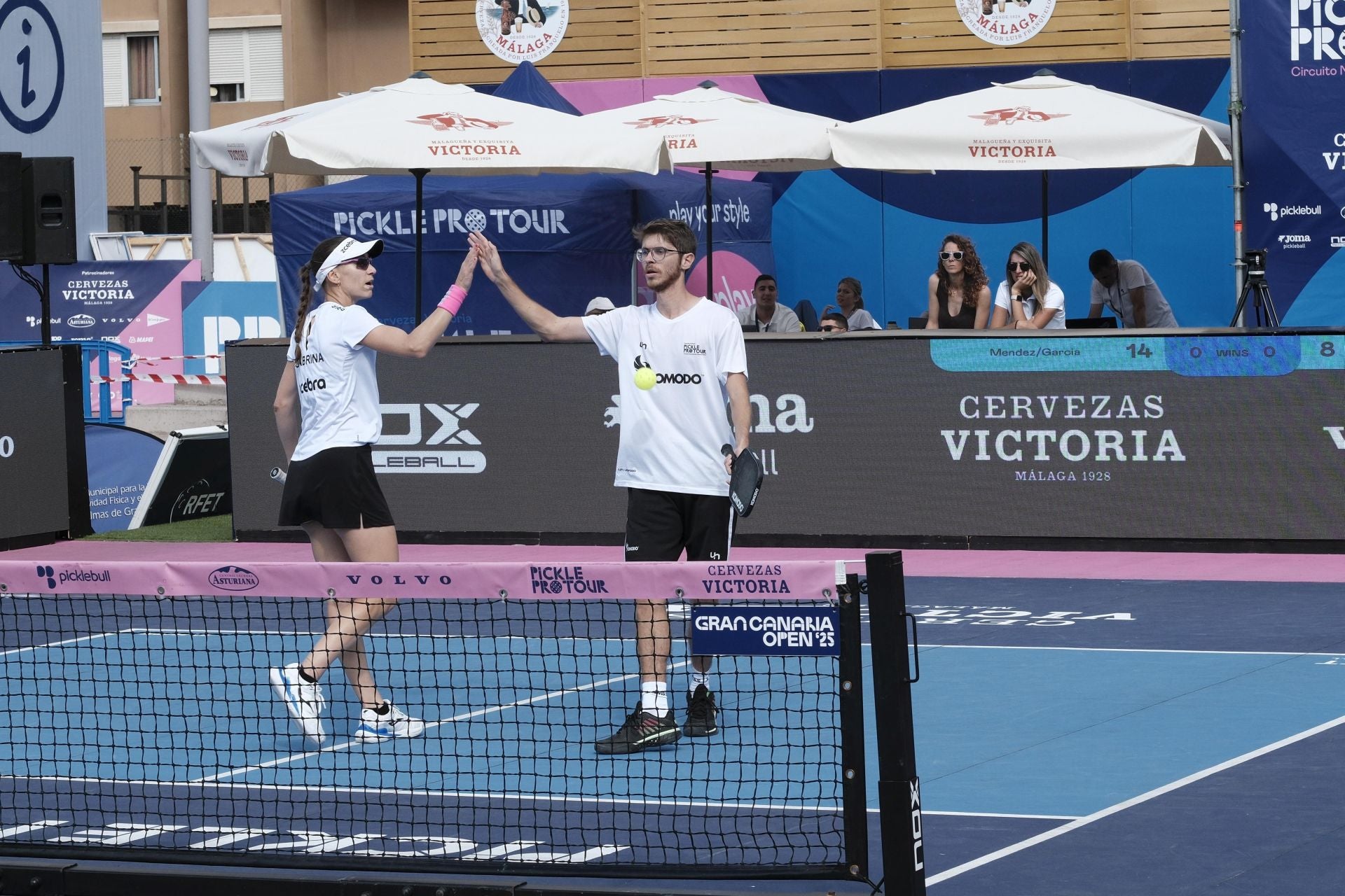 Así fue la final de dobles mixto de pickleball