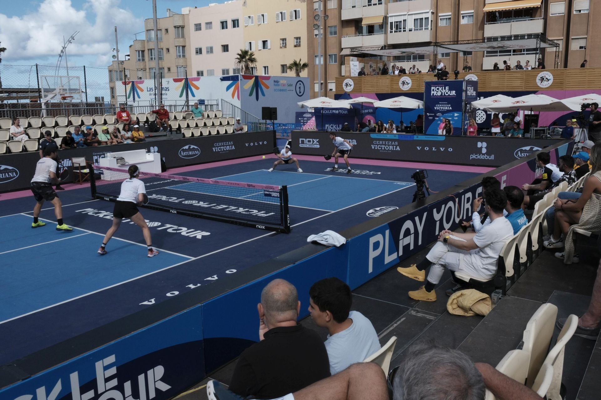 Así fue la final de dobles mixto de pickleball
