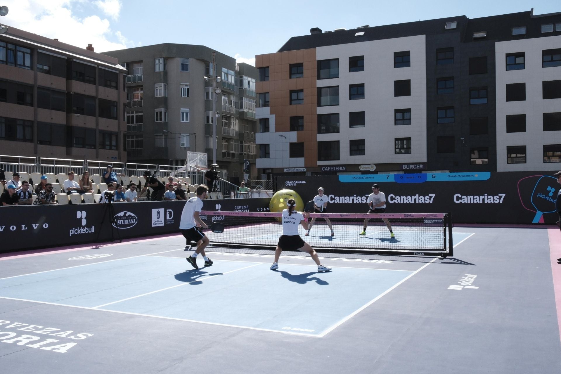 Así fue la final de dobles mixto de pickleball