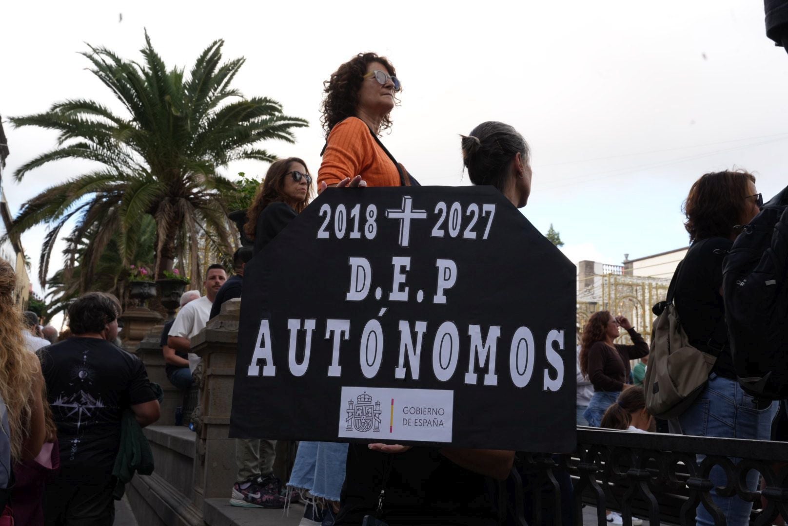 La manifestación de autónomos, en imágenes