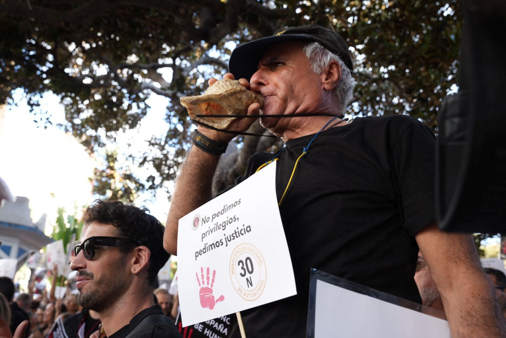 La manifestación de autónomos, en imágenes