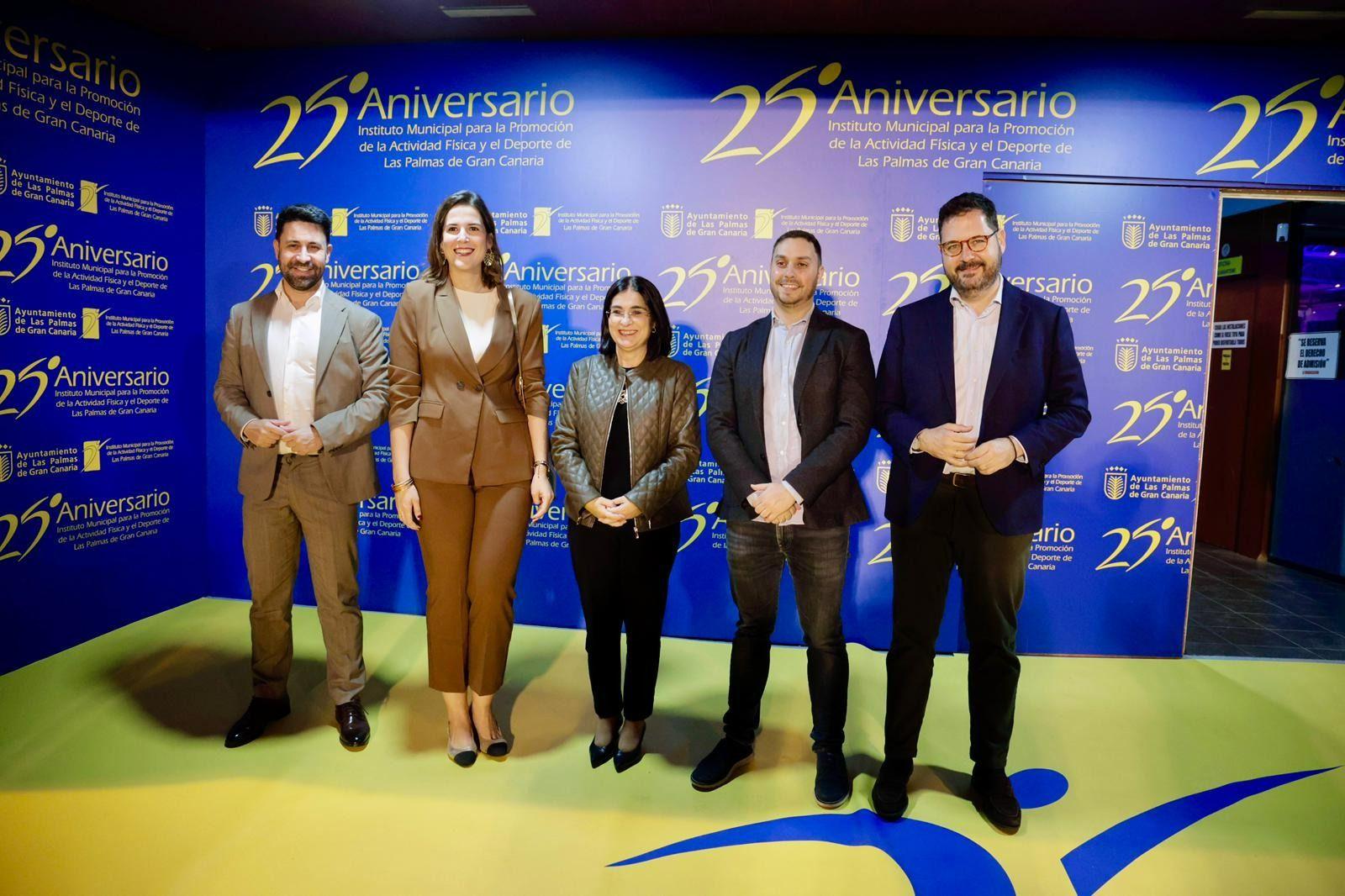 Las Palmas de Gran Canaria celebra el 25 aniversario del Instituto Municipal para la Promoción de la Actividad Física y el Deporte