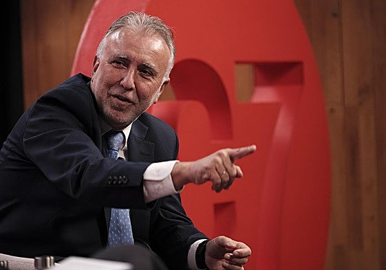 El ministro de Política Territorial Ángel Víctor Torres en la sede de CANARIAS7.