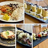 Platos fantásticos de Karbón Kale.