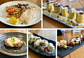 Platos fantásticos de Karbón Kale.