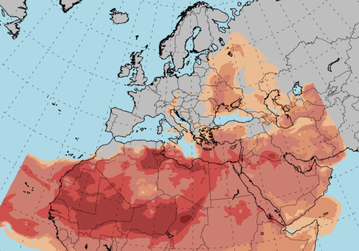 Imagen del modelo WRF / GFS - IERSD.