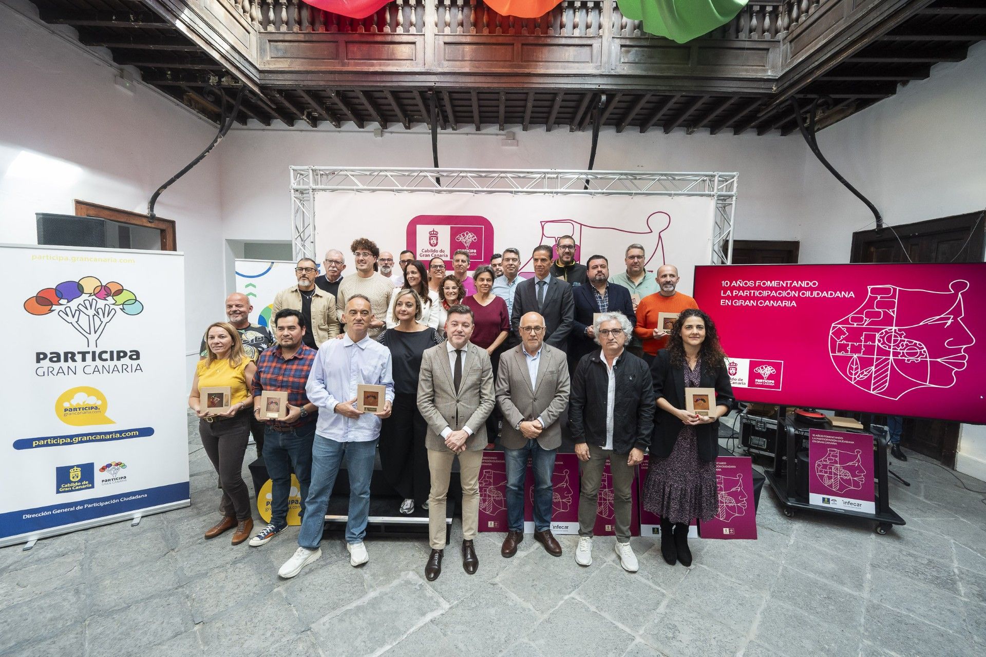 El acto tuvo lugar en la sede de Participa Gran Canaria.