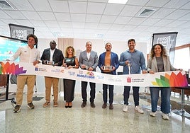 Imagen de la presentación de la prueba, en la capital lanzaroteña.