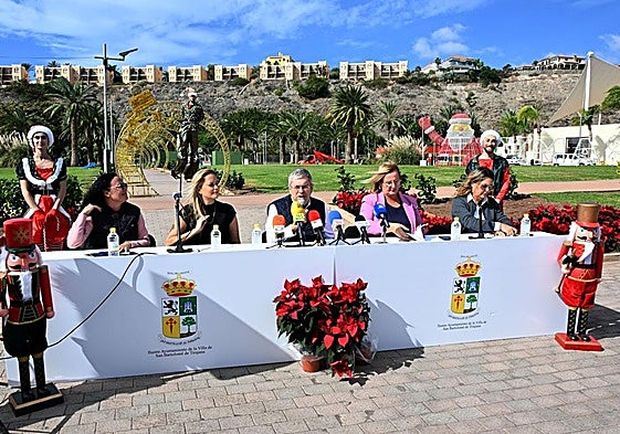 Un momento de la presentación en el Parque del Sur.