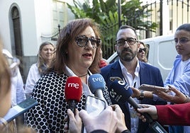 La presidenta de Ascav Doris Borrego y su vicepresidente Javier Valentín.