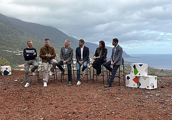 Rueda de prensa desde El Hierro.