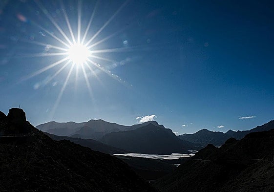 Vista de La Aldea de San Nicolás en Gran Canaria.