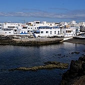 Entorno del muellito de El Cotillo, en el municipio de La Oliva.