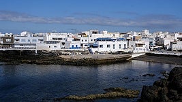Entorno del muellito de El Cotillo, en el municipio de La Oliva.