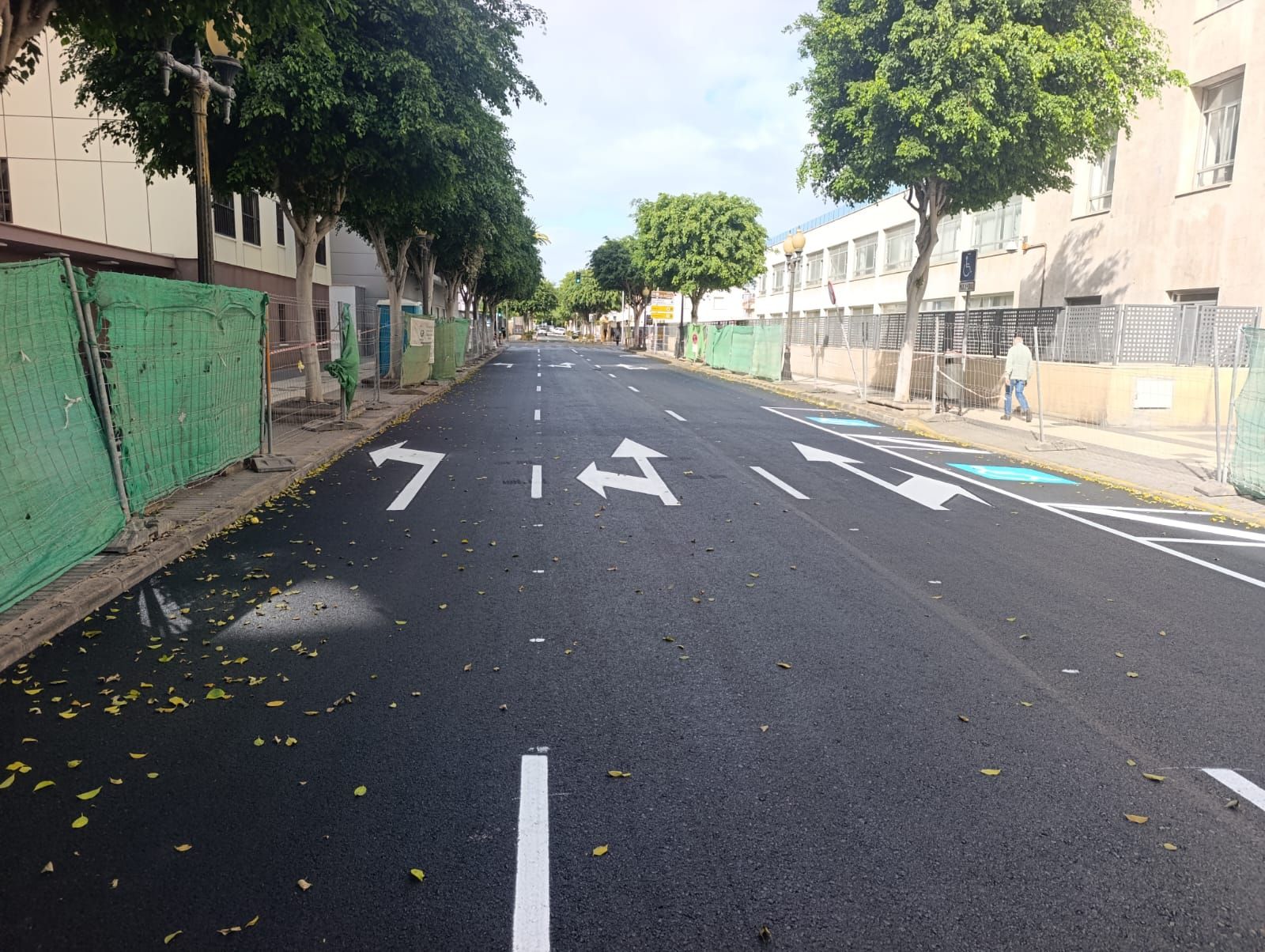 Imagen del tramo finalizado.