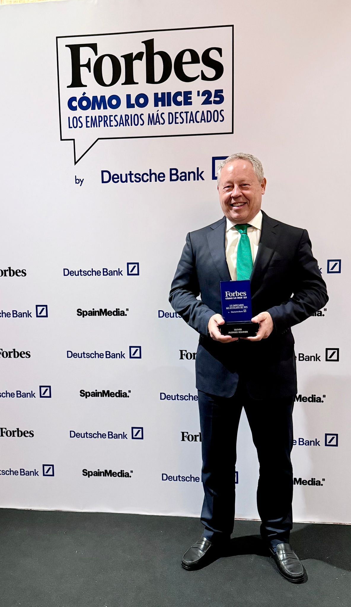 Oliver Alonso, en la gala celebrada en Madrid.