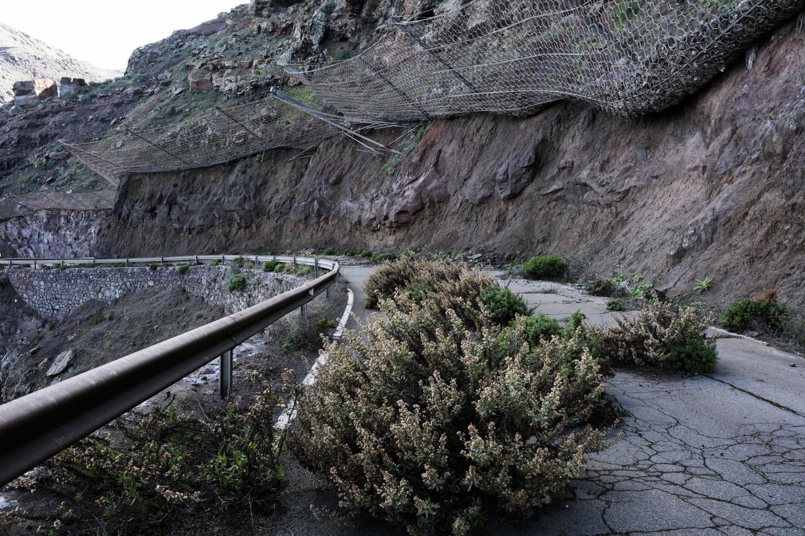 Así está ahora la GC-200 a su paso por el Andén Verde