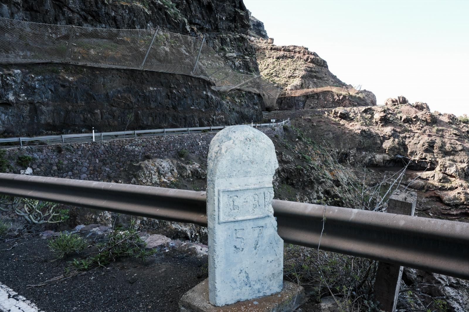 Así está ahora la GC-200 a su paso por el Andén Verde