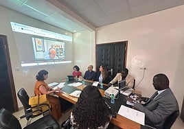 Imagen de una reunión de Tierra Firme en Senegal.