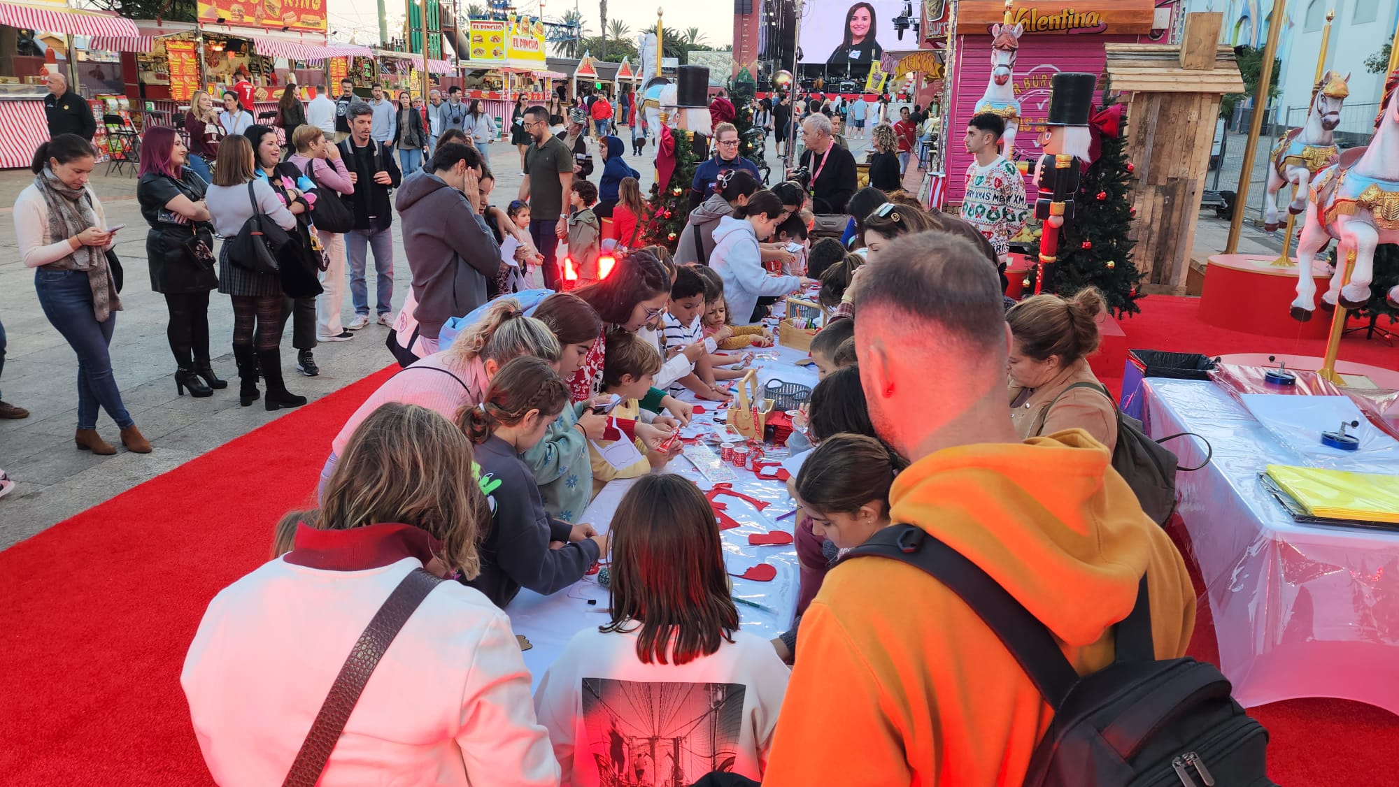 El ambiente navideño en Santa Catalina, en imágenes