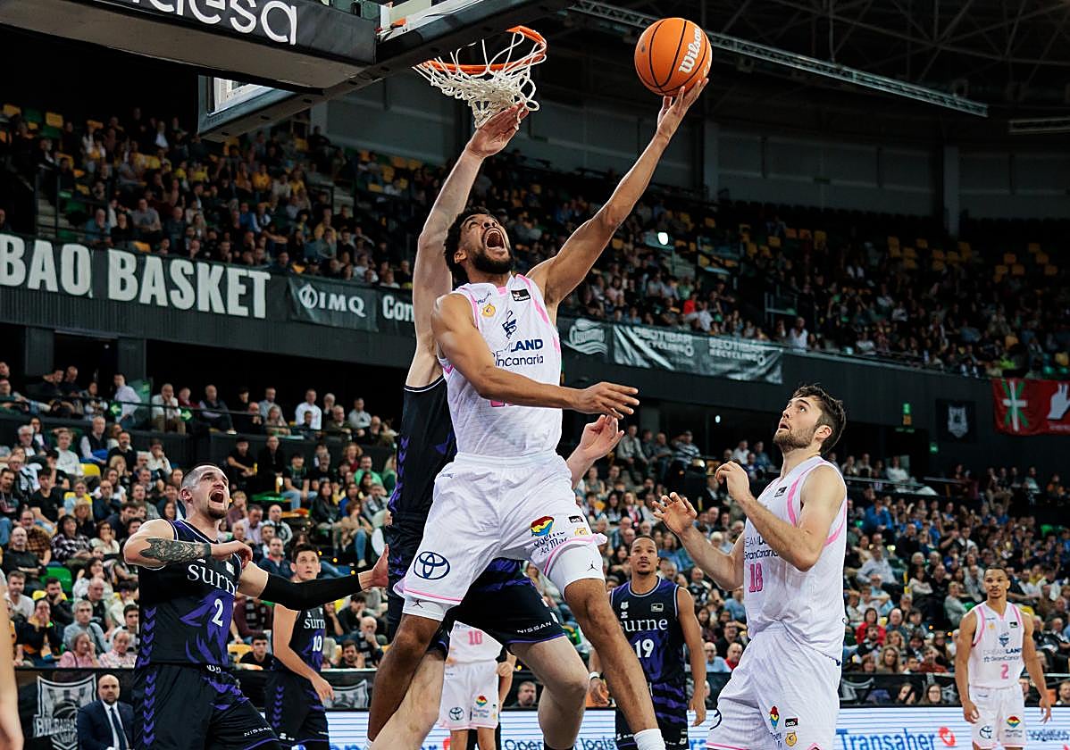 Labeyrie lo intentó en el segundo tiempo, pero no fue suficiente para el Gran Canaria en Miribilla.