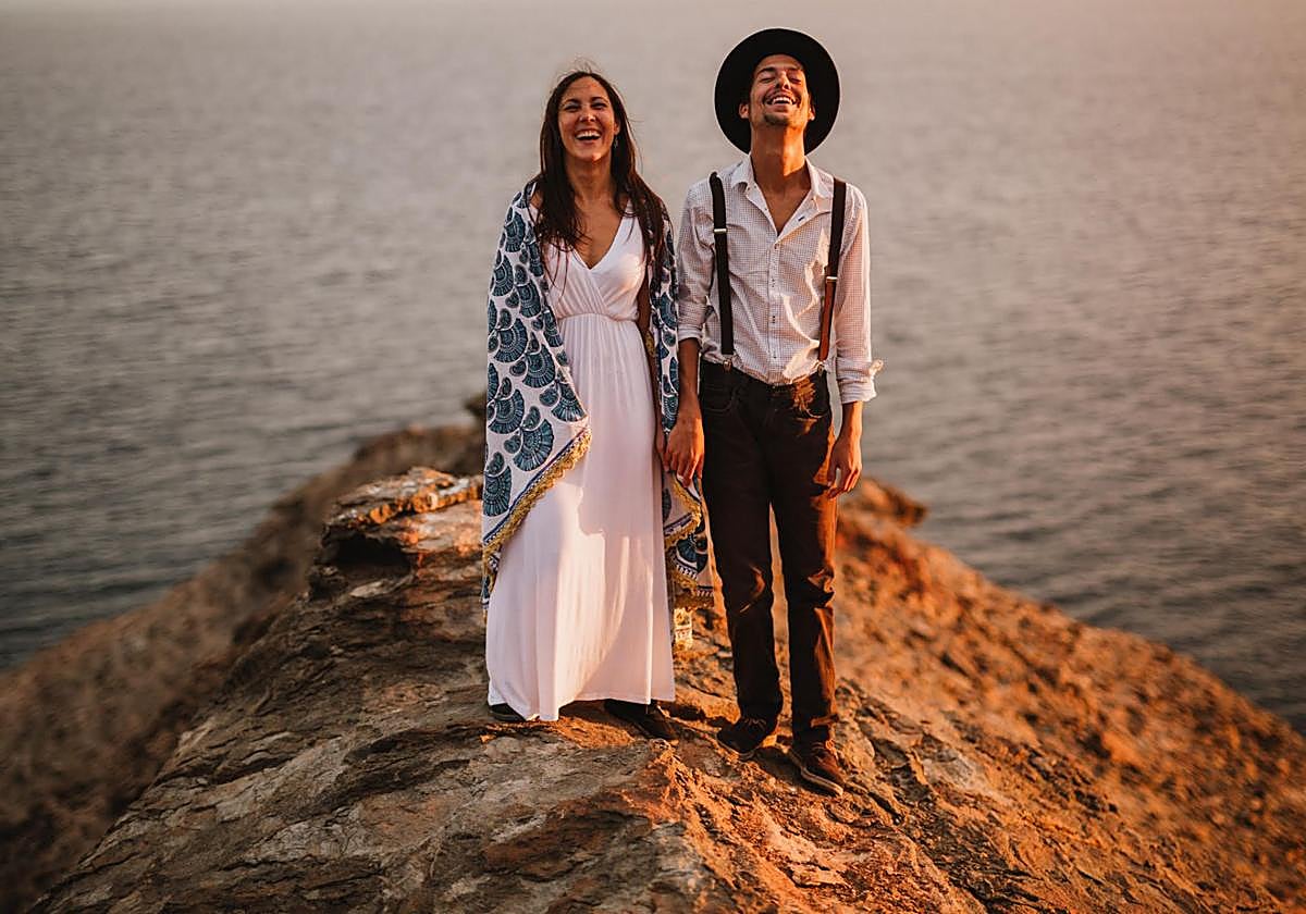 La actriz y cantante Jèssica Casal y el músico y compositor Ner Suárez.