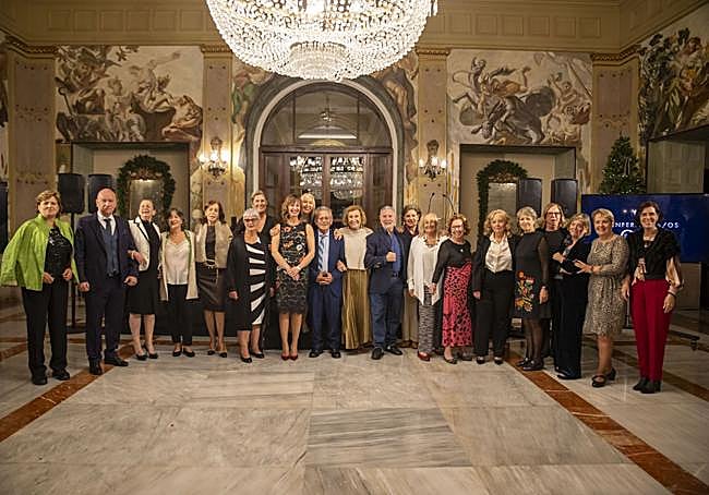 Las enfermeras y los enfermeros de oro homenajeados.