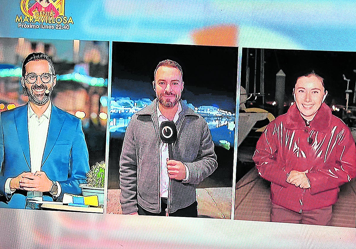 '1 hora menos', que se emite de lunes a viernes, cambió de plató y se mudó a Arrecife para presentar la programación navideña.