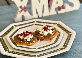 Montaditos de calabaza, la receta que brillará en tu mesa esta Navidad