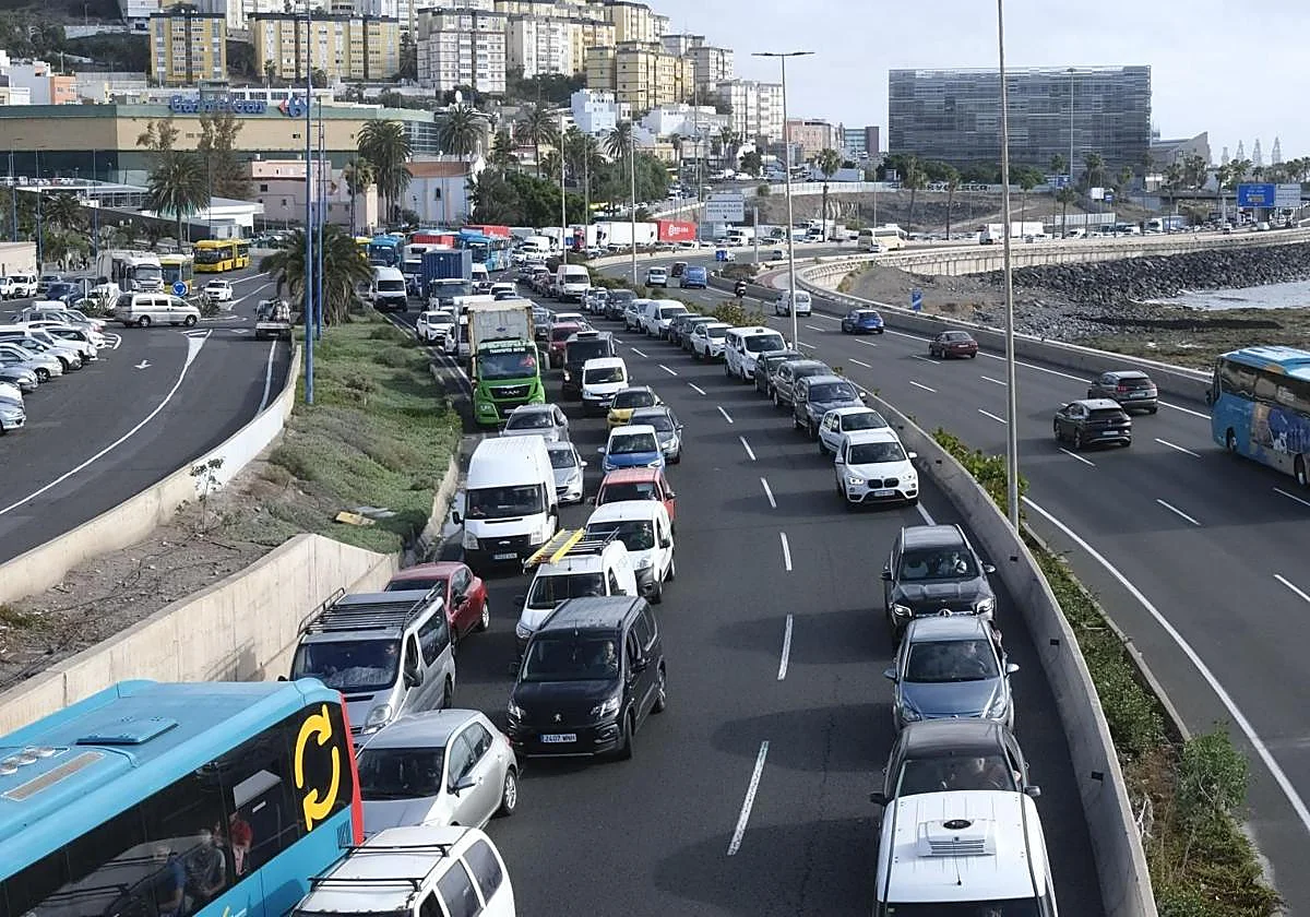 Imagen de archivo de la carrera GC1 a la altura de Telde.