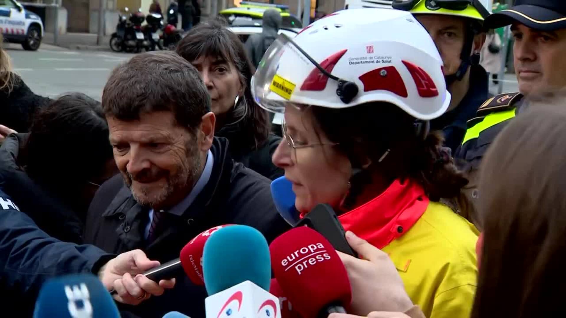 19 ambulancias y 4 equipos de psicólogos han atendido a heridos en un accidente en Barcelona