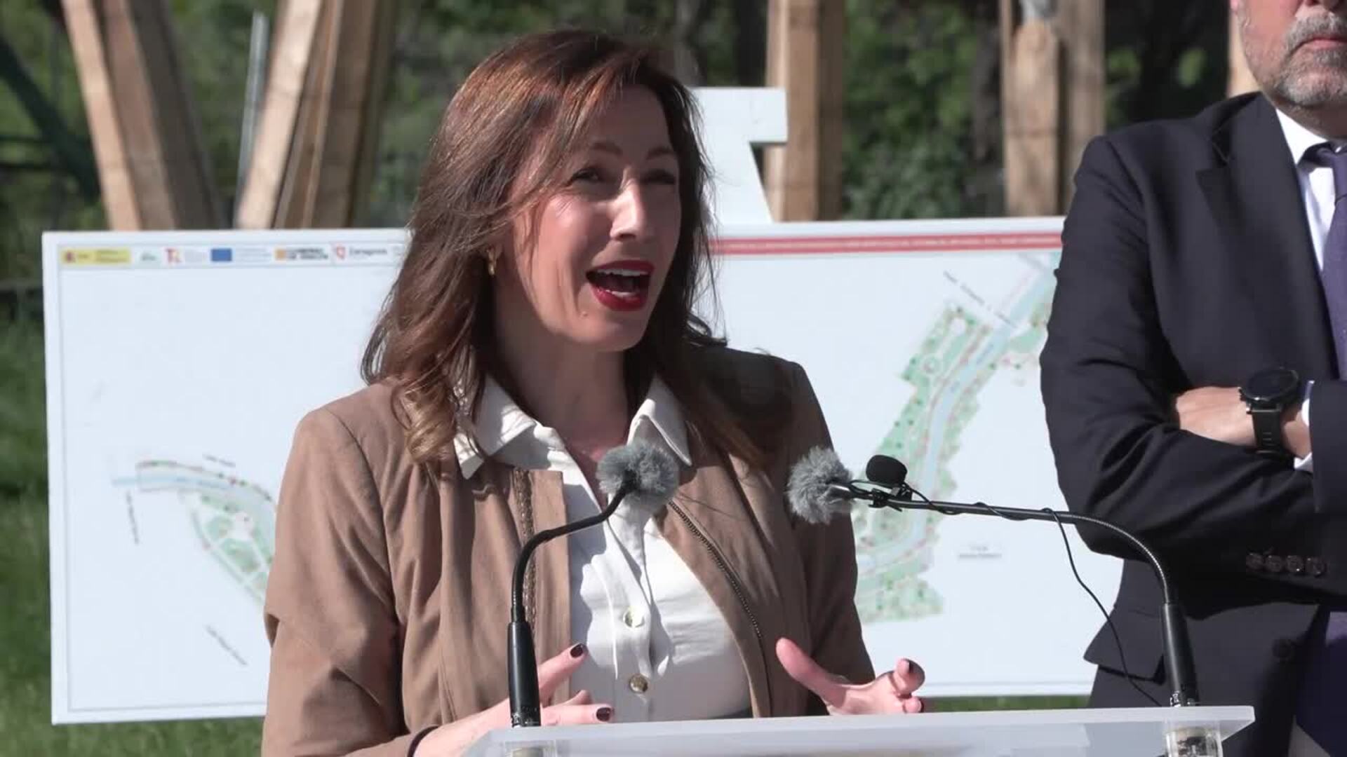 Chueca: "La II fase de regeneración del río Huerva suma 2,5 km hasta la desembocadura"