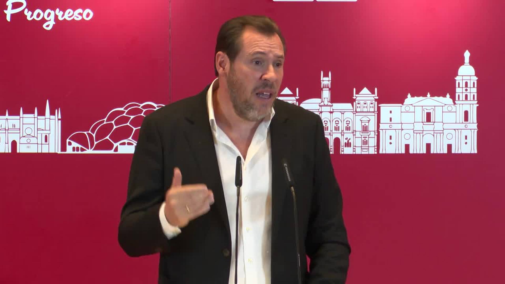 Puente defiende el "realismo" del PSOE frente a izquierdas que buscan "conquistar el cielo"